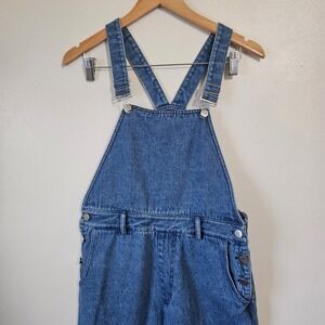 Ledair Los‎ Angeles Denim Overalls Women Blue Wide Leg Jumpsuit Size 38/S/4